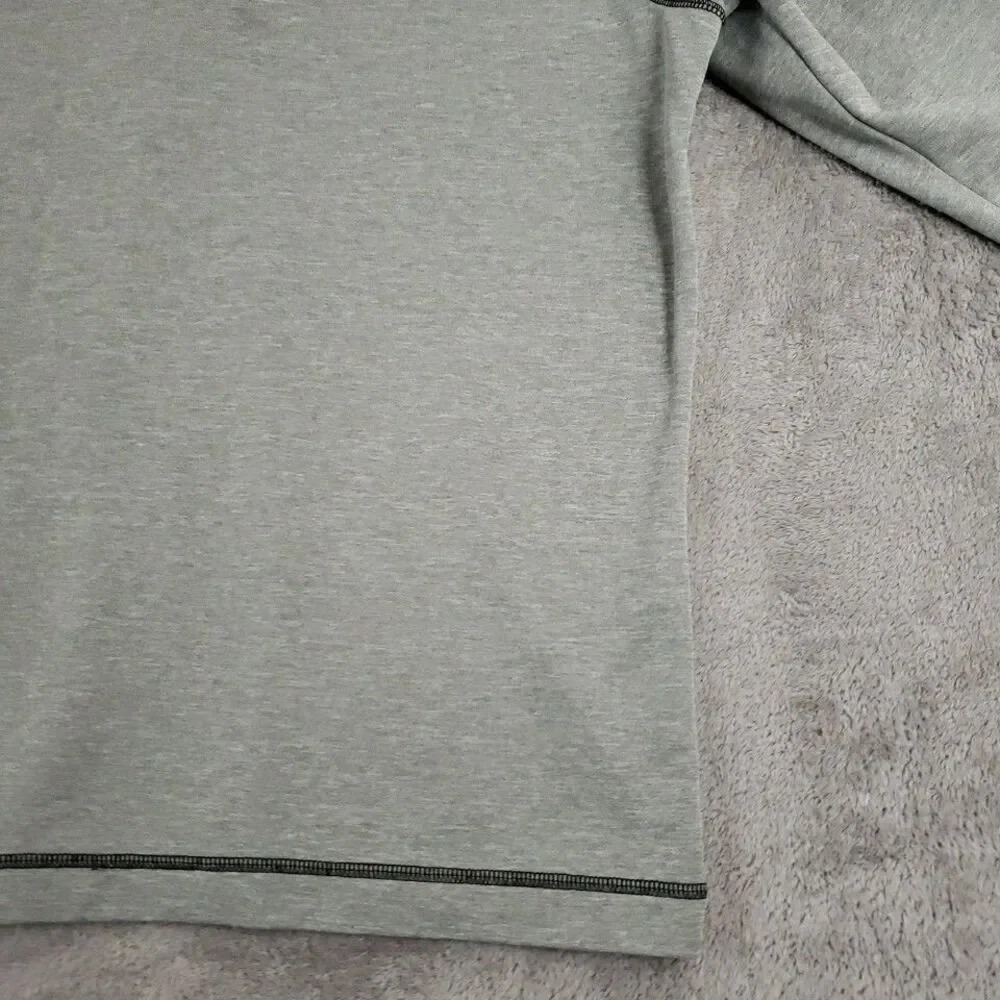 Adidas Golf Pullover Shirt 1/4 ZIP Mens Size L Performance Polyester Gray